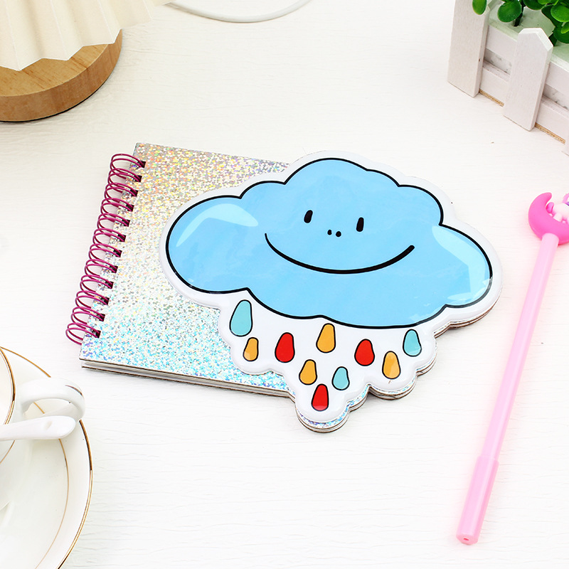 1 Piece Cartoon Double Heart Letter Class Learning School PVC Cute Notebook display picture 1