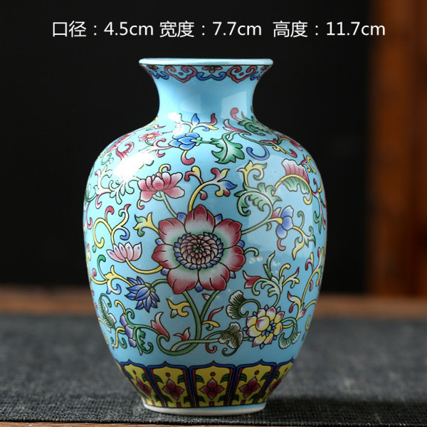 Ceramic retro enamel flower-shaped