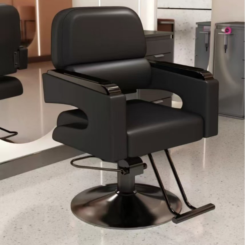 Sillón de peluquería, sillón de salón moderno, sillón de peluquería sencillo, sillón para cortar el pelo, sillón especial para permanente y tinte de salón, sillón de salón de belleza, uso comercial de alta gama.