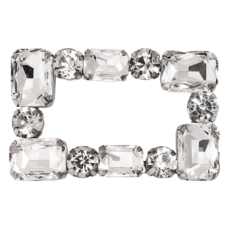 Todo fósforo de hardware soldadura zapato hebilla zapatos de mujer metal rhinestone zapato flor decoración superior accesorios de zapatos extraíbles accesorios de punta