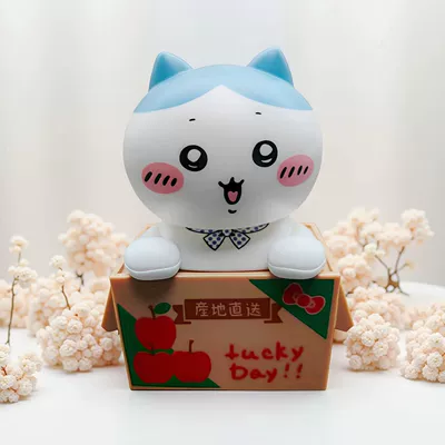 Car ornaments: panda car cartoon flower - 859510-blue-xiaoba