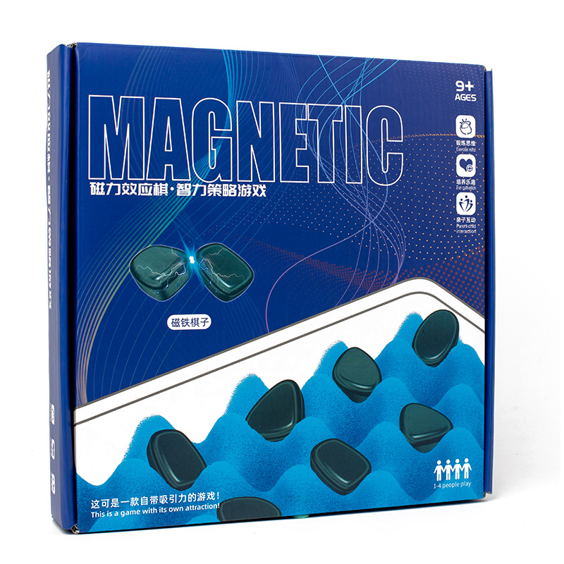 La batalla magnética de los niños Entrenamiento de pensamiento de ajedrez Familia Interacción entre padres e hijos Efecto de juego de escritorio de dos personas Ajedrez Juguetes educativos
