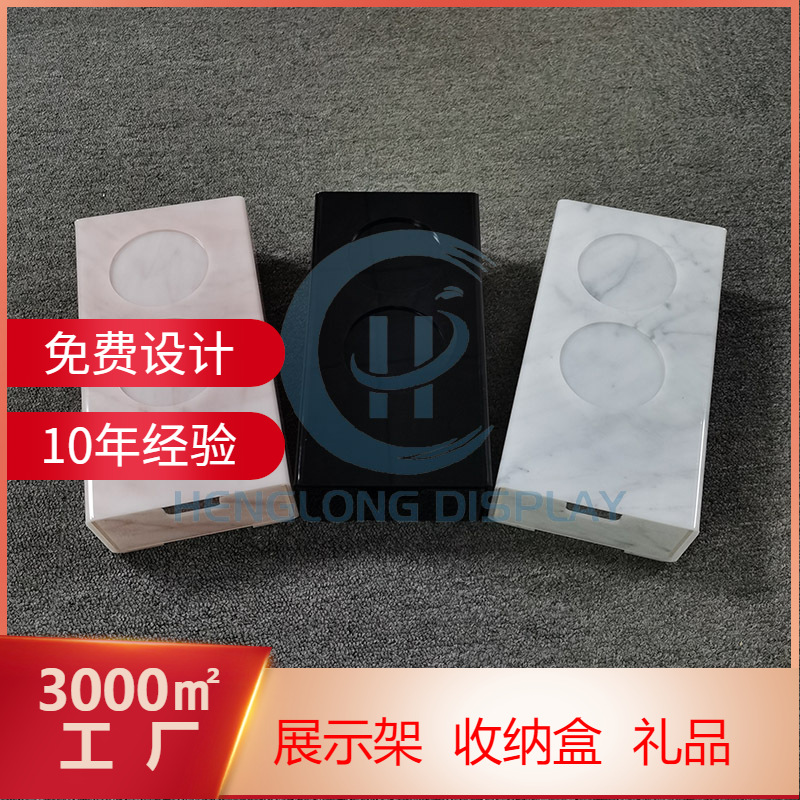 厂家供应亚克力酒店用品收纳盒 可抽拉式方便精美酒店用品收纳盒