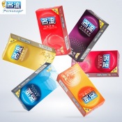 Condones de celebridades, partículas dinámicas ultrafinas a finas, vitalidad doble, condón lubricado, 10 paquetes de productos para adultos