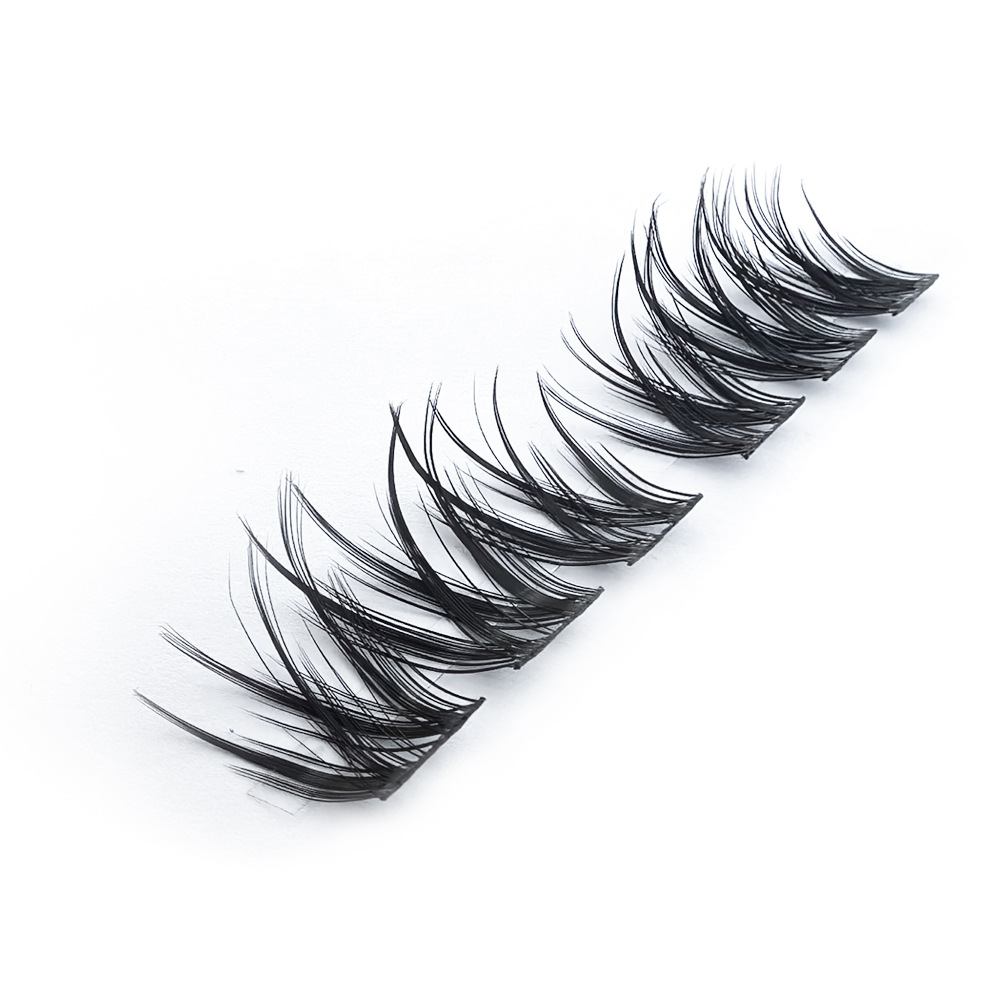 Fábrica directa venta en caliente al por mayor pestañas falsas trilogía bajo las pestañas de flores de sol productos semiacabados puros pestañas salvajes