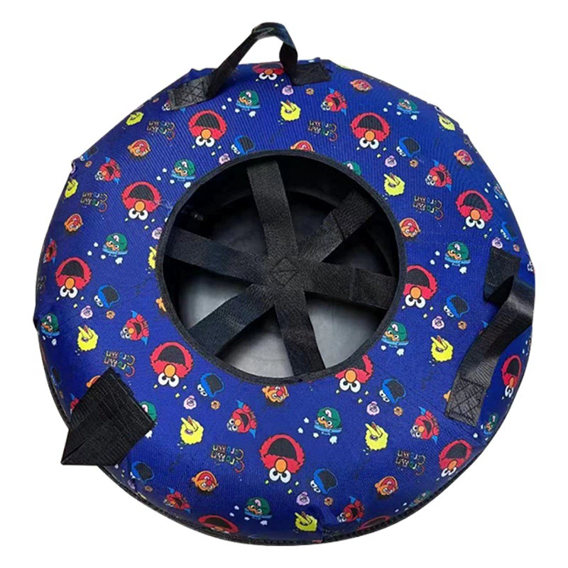 Утолщенная внутренняя трубка диаметром 100 см для лыжного кольца, надувное кольцо из ПВХ с мягким дном, кольцо для катания на песке и траве, внутренняя трубка для горки-радуги.