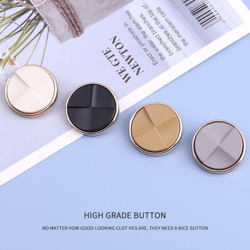 Fashionable metal combination button all-match suit coat coat dress women's sweater decorative accessories button