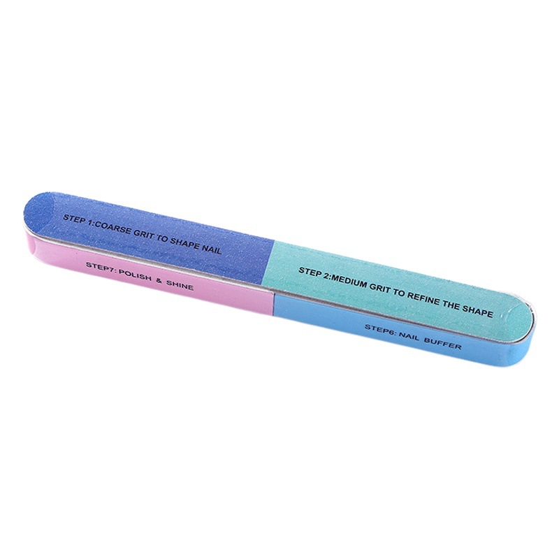 Ready-Made Manicure Tools, Seven-Sided Polishing Strip, Eva Nail File, Manicure Polishing and Edging File