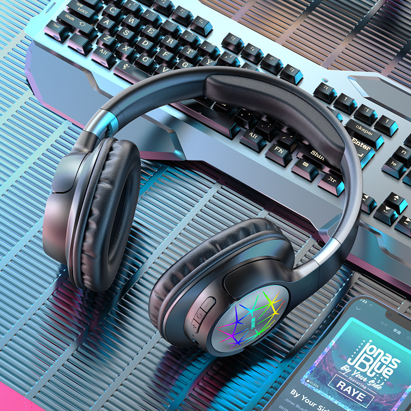 Beliebte LED-Kopfhörer mit Bluetooth von Huaqiangbei, kabellose Spielekonsole Sport E-Sport Gaming-Headset mit langer Akkulaufzeit - 6