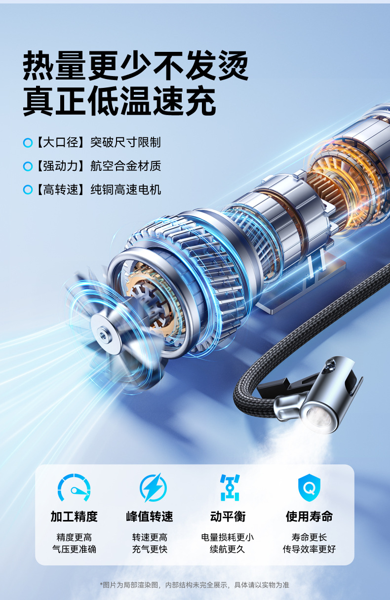 [Pl01] Buwei Car Air Pump Portable Inflator Tire Inflator Pressure Gauge Type Inflator
