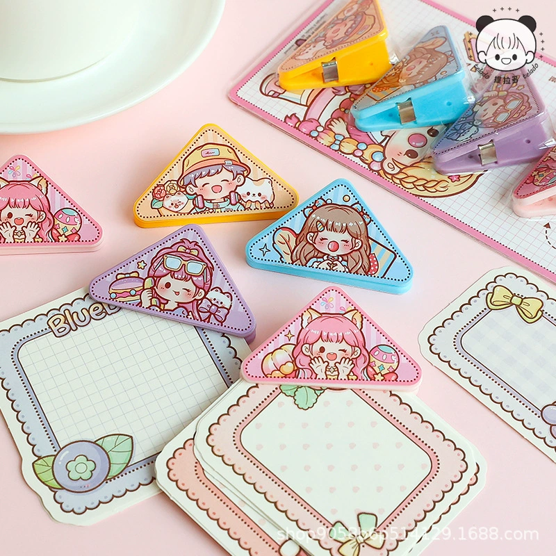 提拉多 Limited Triangular clip · Cat Theater Cute Patterns 90 ° C. Right -angle clamping force is strong and non -slip