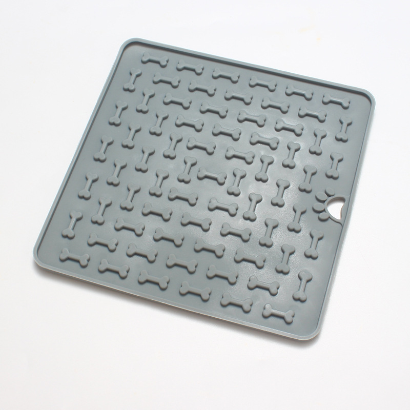 Amazon nueva almohadilla para lamer de silicona para mascotas almohadilla antideslizante para comida lenta almohadilla para lamer redonda de grado alimenticio para gatos y perros al por mayor