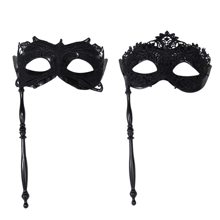Amazon máscaras de encaje de mano máscaras de mitad de cara máscaras misteriosas de baile de maquillaje de fiesta