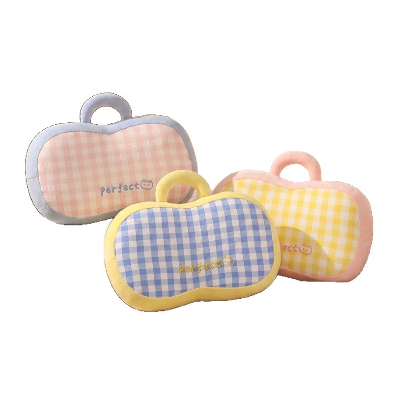 Almohada para Siesta de Espuma Viscoelástica y Franela para Oficina y Dormitorio Estudiantil