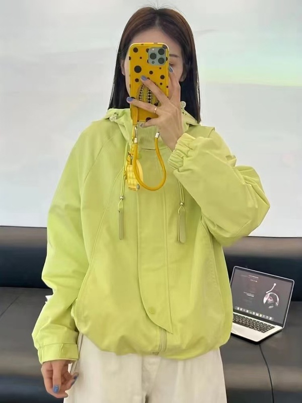 韩范休闲外套女潮款长袖连帽抽绳洋气小众时尚百搭宽松网红棒球服|undefined