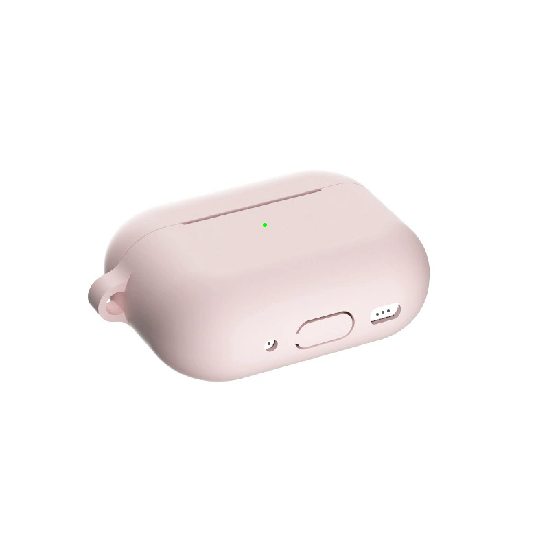 Силиконовый защитный чехол для Apple AirPods Pro 2, 2 мм, варианты мультицвета и металлической пряжки