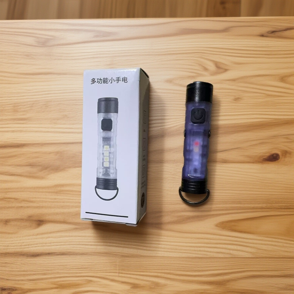 Original m02 [2nd generation] purple [uv purple light for checking money and vegetables + red and blue warning lights]