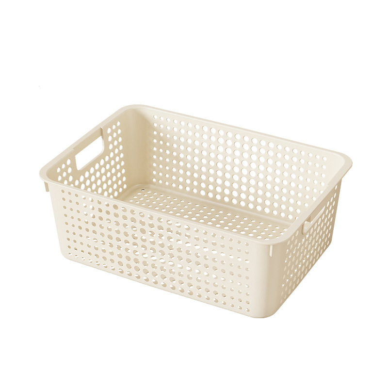 中空プラスチック収納バスケットスナック雑貨おもちゃ収納バスケット家庭用収納ボックスキッチンキャビネットデスクトップ収納ボックス|undefined