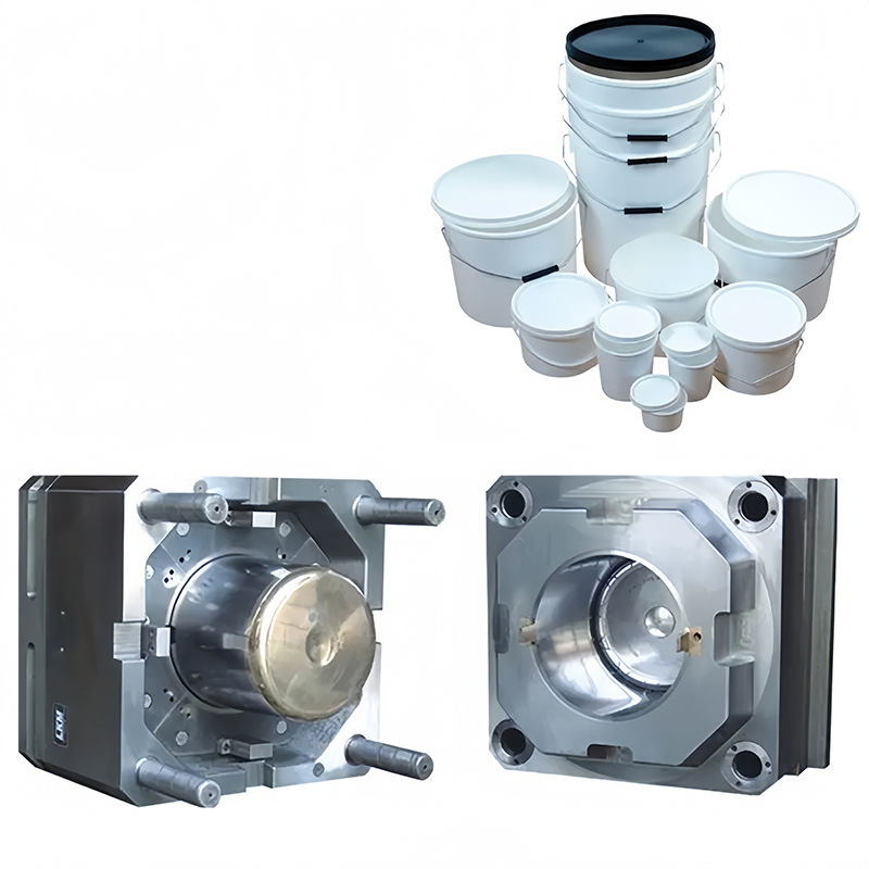 家用塑料桶模具涂料桶油漆桶模具注塑模具来图来样设计厂家批发