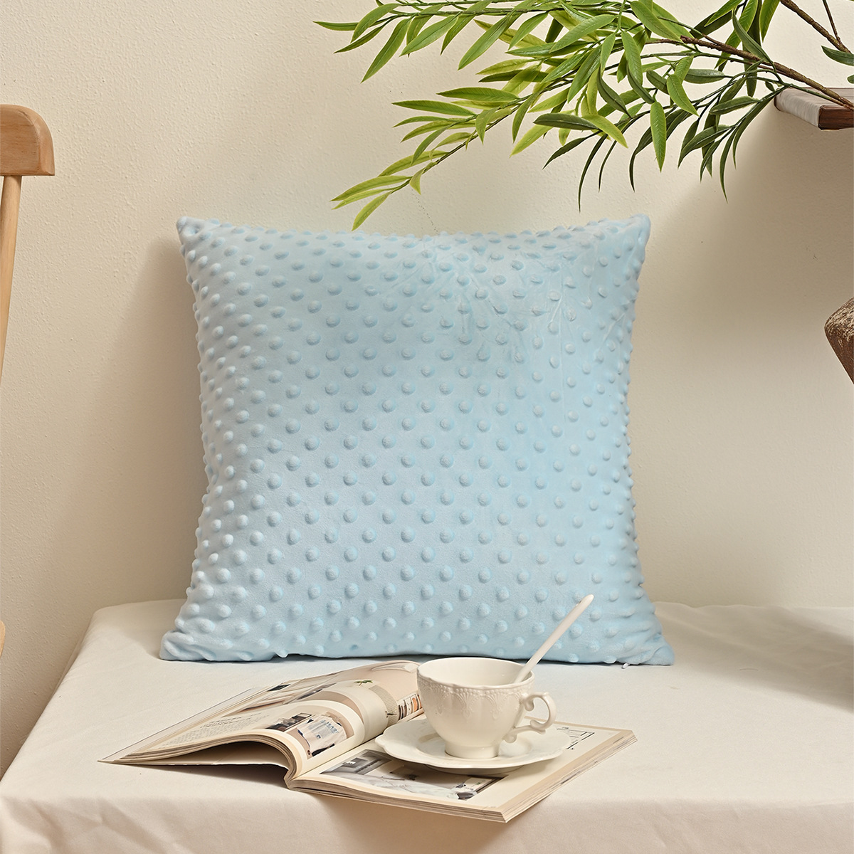 Amazon de color sólido pillowcase Jacquard pillowcase universal pillowcase pillowcase TEMU spot