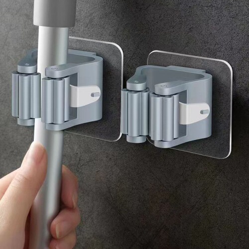 Magnetic Scrub Brush Holder No Drill Scrub Brush Clip Bathroom Hook Bathroom Storage Strong Wall Mount Storage Heavy Duty Kitchen