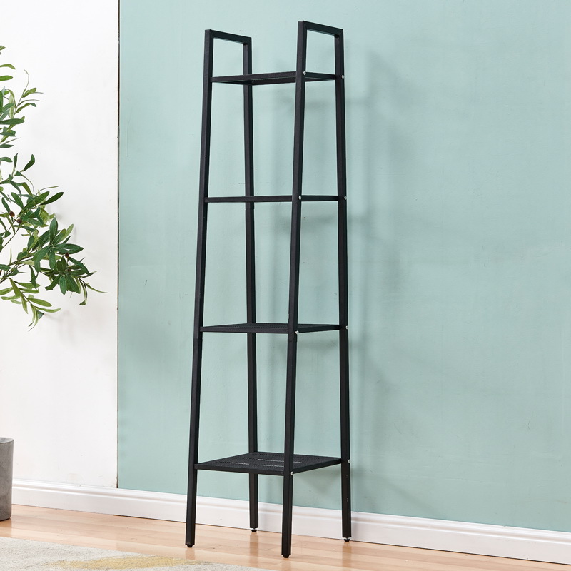 Estante de almacenamiento de metal de múltiples capas moderno minimalista estante organizador de pie sala de estar baño estante de almacenamiento trapezoidal de múltiples capas