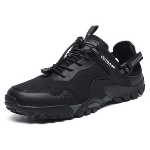 Foreign Trade New Outdoor Hiking Shoes for Men, Summer Mesh Breathable Hiking Shoes for Women, Soft-Soled Non-Slip River Tracing Shoes, Wading Shoes