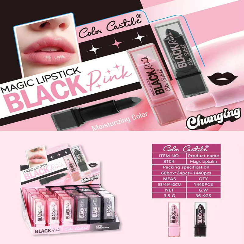 COLOR CASTLE Nuevo comercio exterior transfronterizo 6 colores mate lápiz labial nuevo velvet niebla suave niebla colorante lápiz labial duradero