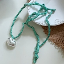 博主同款尼泊尔真丝线简约金银珠子甜酷个性多种戴法绳小众项链