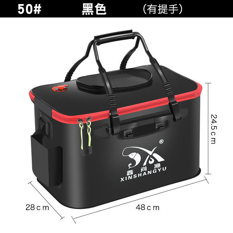 魚バケツ、魚保護バケツ、活魚バケツ、釣りバケツ、魚箱、折りたたみ釣り箱、厚みのあるバケツ、魚保護一体成型卸売|undefined
