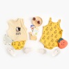 Cartoon children's set, summer clothing for new born, Korean style, strap bra