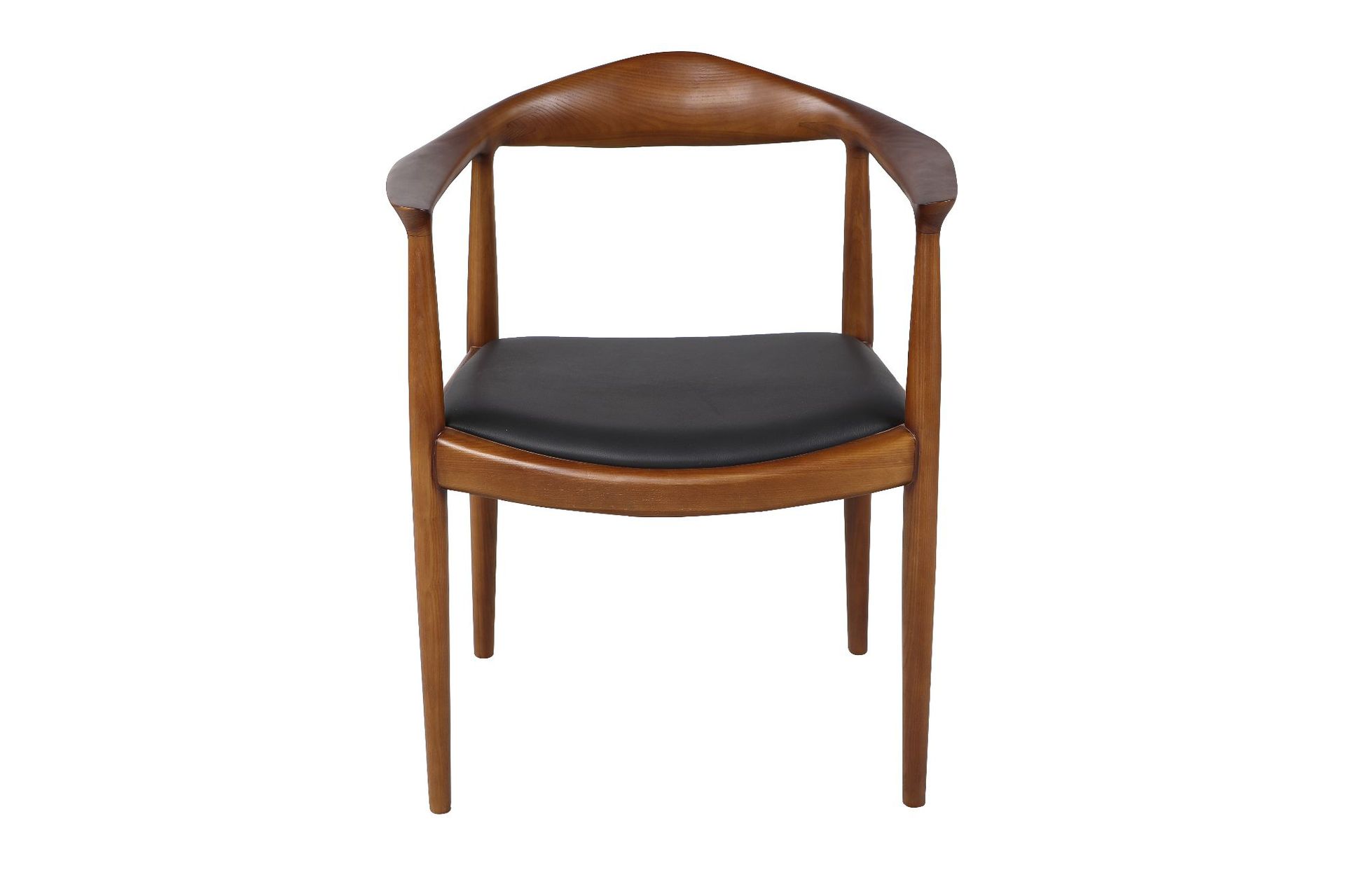 Fulilong Scandinavian Black Walnut/Ash Wood Dining Chair Kennedy Presidential Chair Japanese Simple Modern Small Apartment