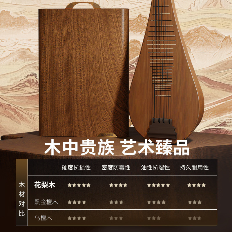 【禾豆c】切菜板双面砧板花梨木砧板抗菌防霉厨房严选案板家用|undefined
