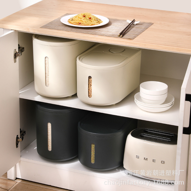 米桶家庭用防虫防湿五穀雑穀収納食品級小麦粉収納タンク米筒大容量収納桶|undefined