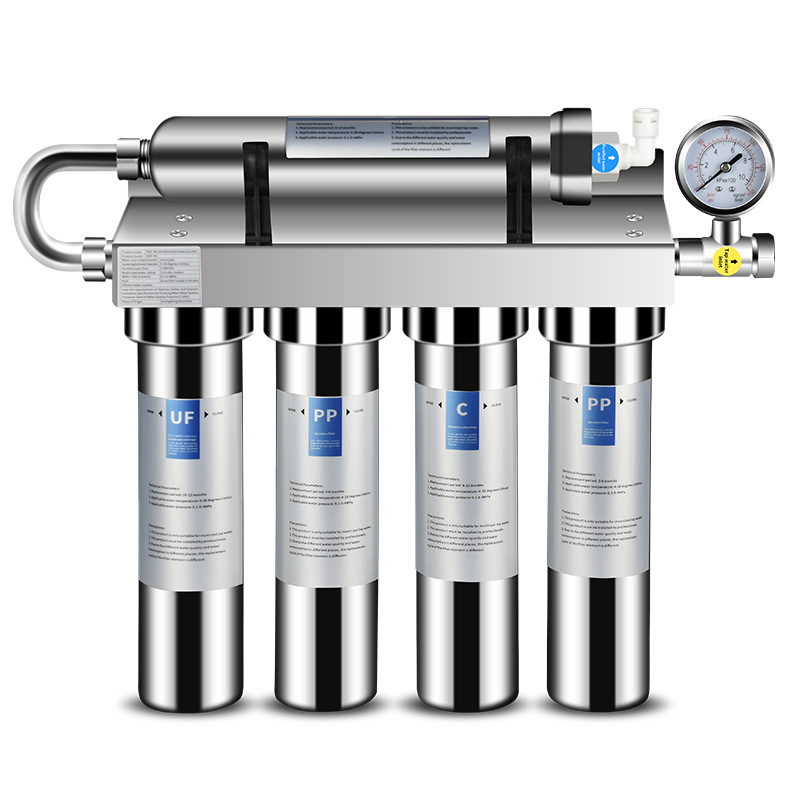 Purificador de agua comercial, máquina de hielo, tienda de té con leche, restaurante, café especial, agua del grifo, prefiltro de ultrafiltración