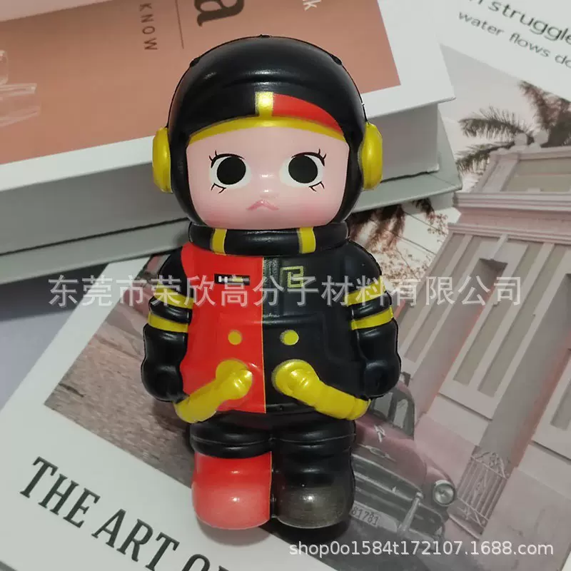 泡泡公仔mega珍藏100%周年MOLLY3代茉莉盲盒手办玩具礼物摆件玛特