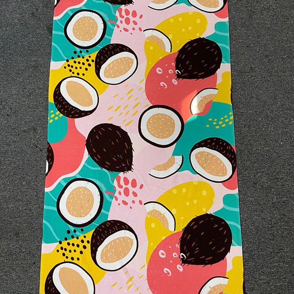 Toalla de baño de estilo europeo y americano falda de baño tendencia de frutas toalla de playa de natación toalla de playa de microfibra para adultos ventas directas de fábrica