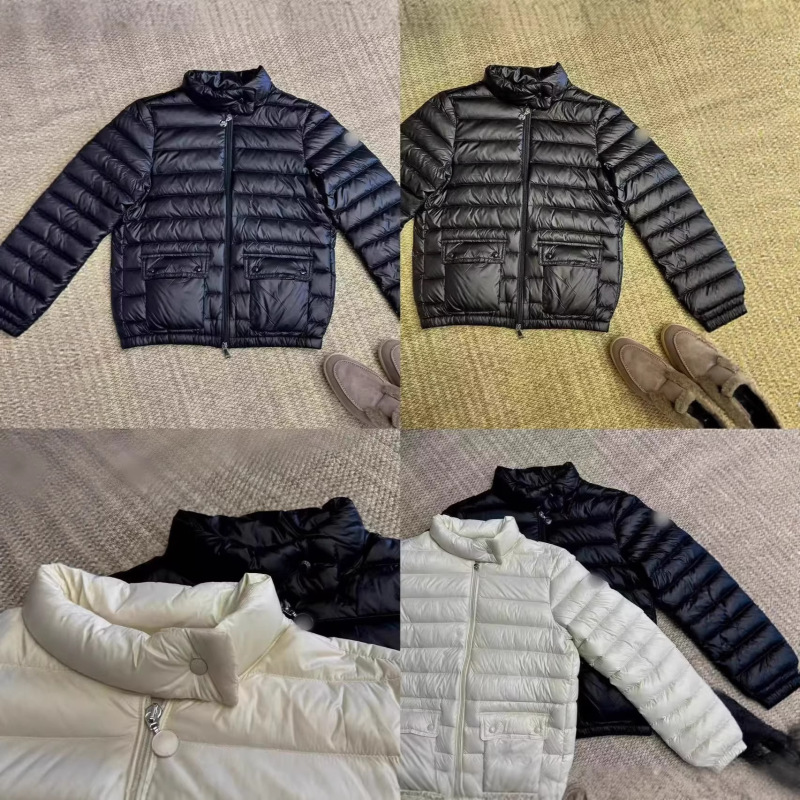 The One You'Re Familiar With, the 90 White Goose down Lightweight Stand-Collar Jacket with Micro Badges and Armbands, Correct Version