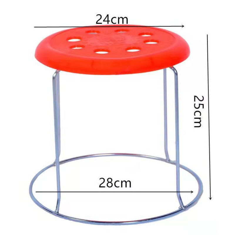Sillas taburetes de metal taburetes redondos para el hogar taburetes de comedor gruesos de acero sala de estar para el hogar parrilla gran estante de envío gratuito