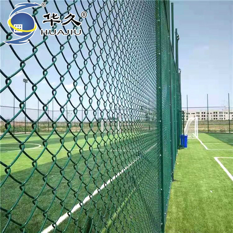 学校体育场围栏 四米高户外操场绿色围网 钢筋穿插体育场护栏网