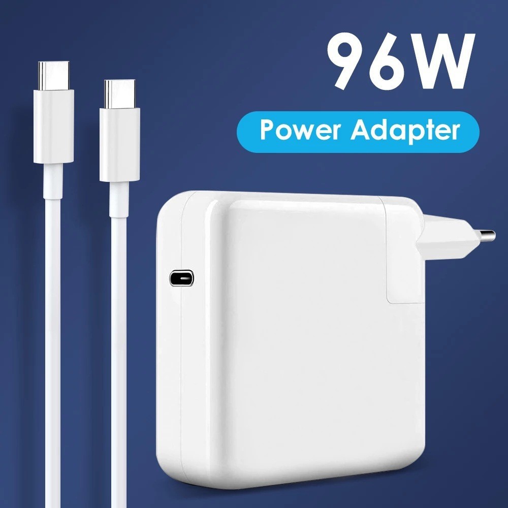 跨境适用苹果笔记本电源适配器macbook电脑PD96WTypeC欧美英澳头