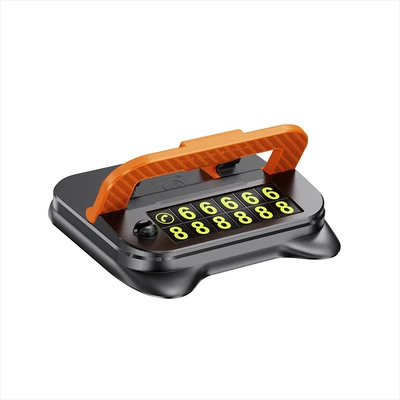 Model Car Phone Holder with: Car phone holder - h7-orange-ordinary-model-center-console-number-plate-holder