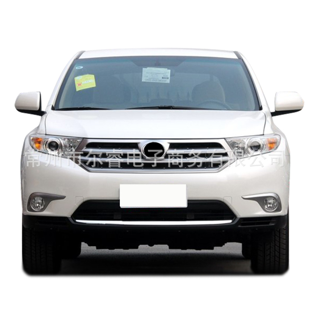 Suitable for Toyota Highlander Front and Rear Bumpers, 12-14 Model Highlander Front and Rear Bumper Surround with Paint