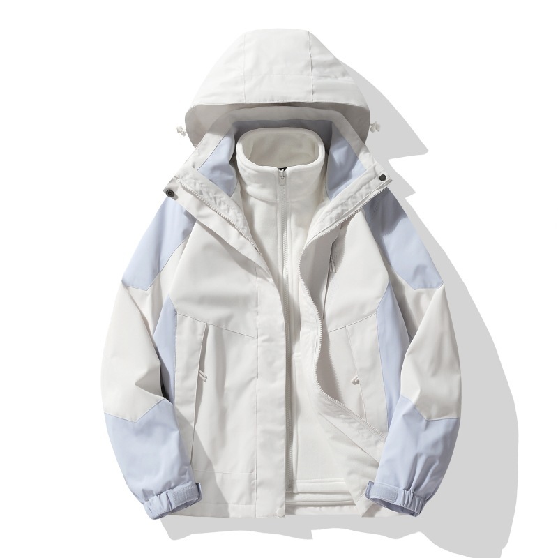 户外冲锋衣三合一女防风防泼水情侣款单层薄款登山服外套男款批发|undefined