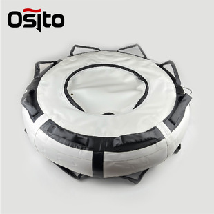 White Free Diving Float Sea Signal Buoy Water Float Inflatable Pvc Float Warning Training Equipment
