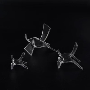 Factory Direct supply acrylic transparent small chair gem display stand Jade Display exhibition jewelry ornaments