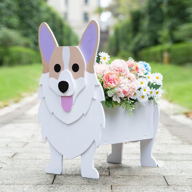 Cross-Border Creative Dog-Shaped Flower Pots, Garden Ornaments, Potted Plants, Balcony Plastic Tall Pots, Succulent Creative Flower Pot Ornaments Wholesale Cross-Border Creative Dog-Shaped Flower Pots, Garden Ornaments, Potted Plants, Balcony Plastic Tall Pots, Succulent Creative Flower Pot Ornaments Wholesale