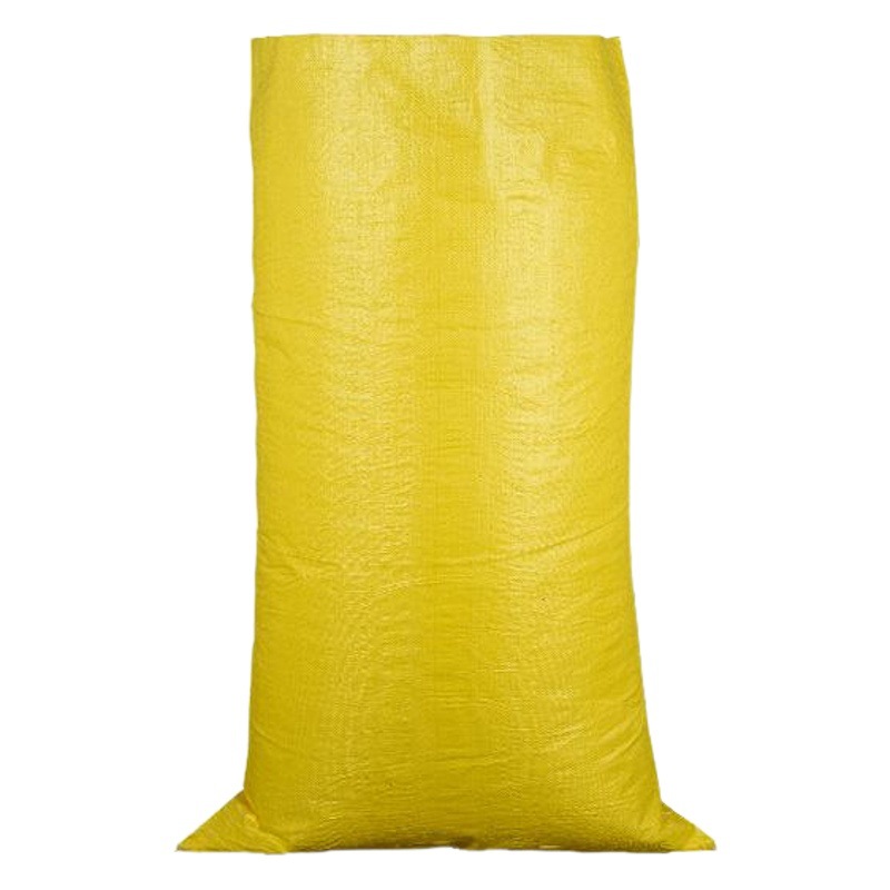 Bolsas tejidas de color amarillo brillante, bolsas de piel de serpiente, bolsas de embalaje para logística de entrega urgente, bolsas para mudanza de ropa, sacos grandes para granos y alimento.