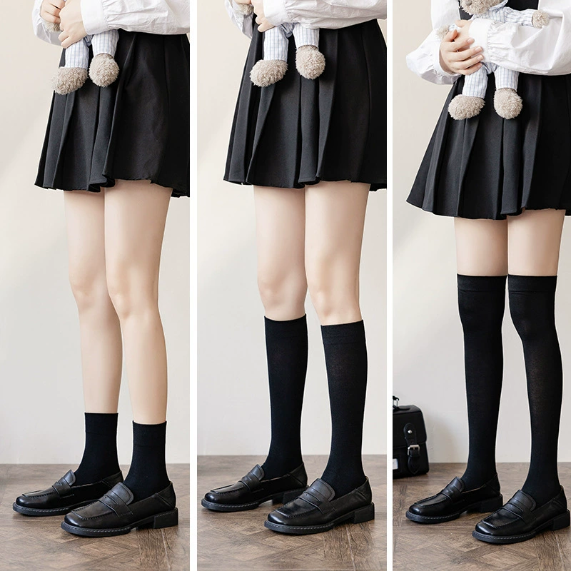 Brand autumn Japanese school skirt, knee socks