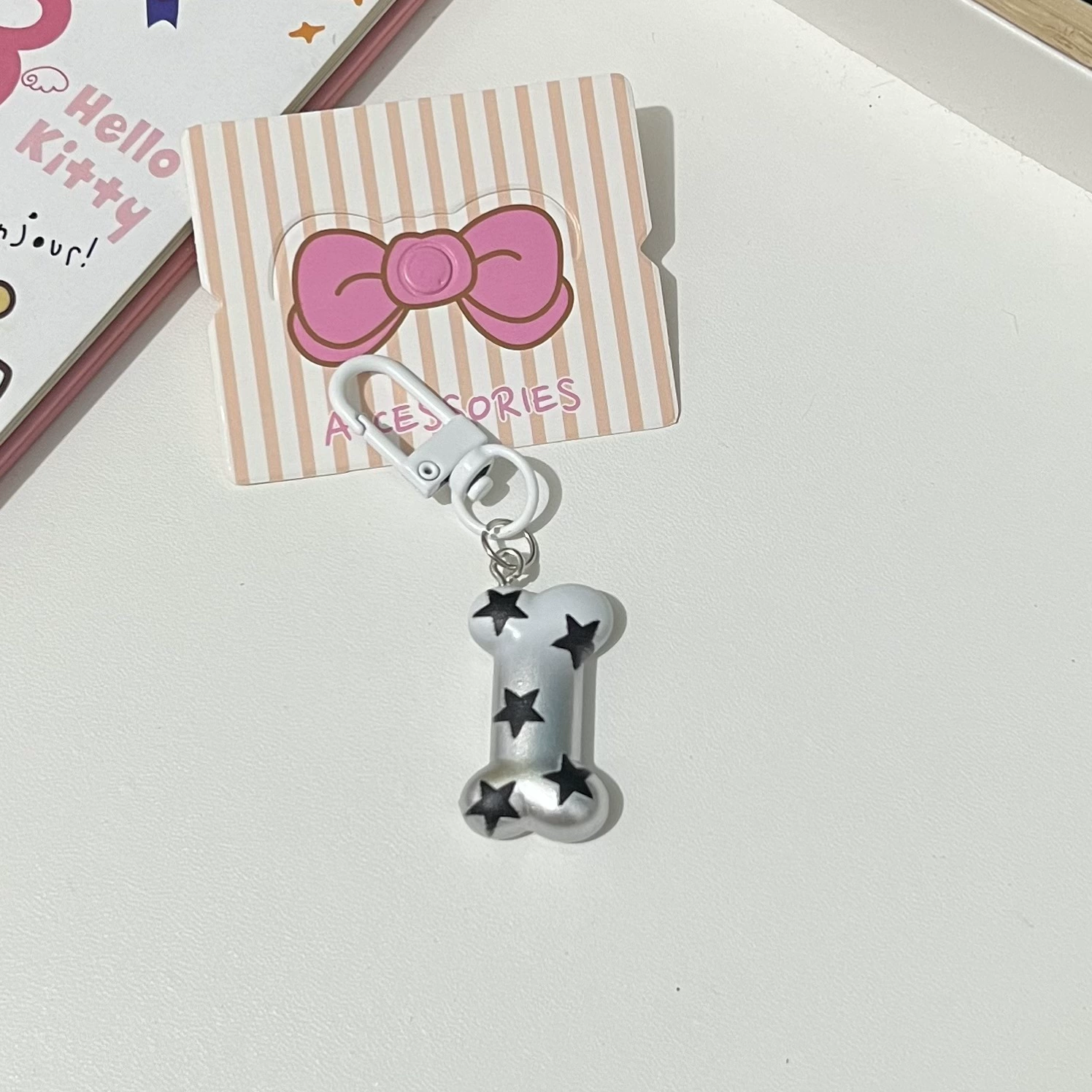 Keychain, pendant, backpack, bag accessory, gradient, Birthday gift, for beloved